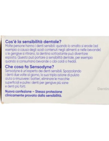Sensodyne Dentifricio - 75ml - Fresh Cleaning - Con Tripla Azione Di Pulizia